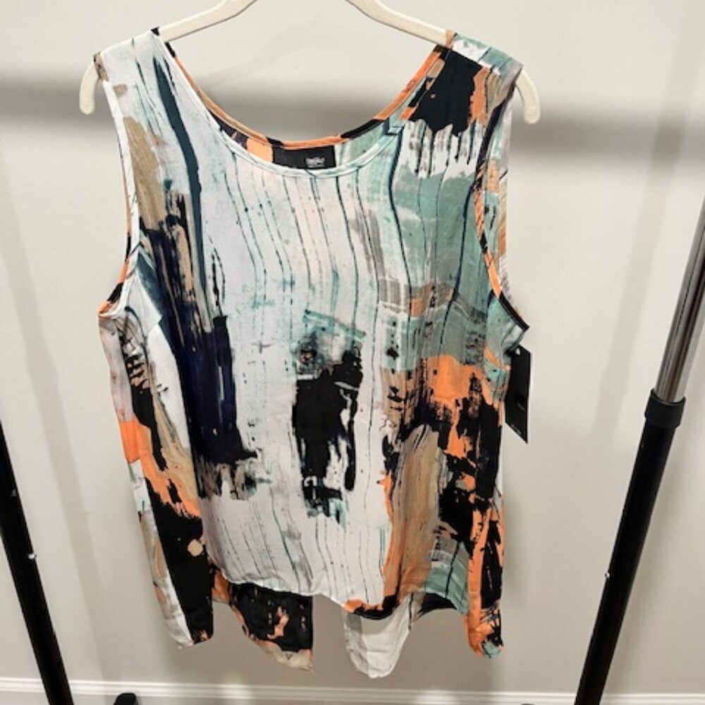 Painterly Charm Summer Top